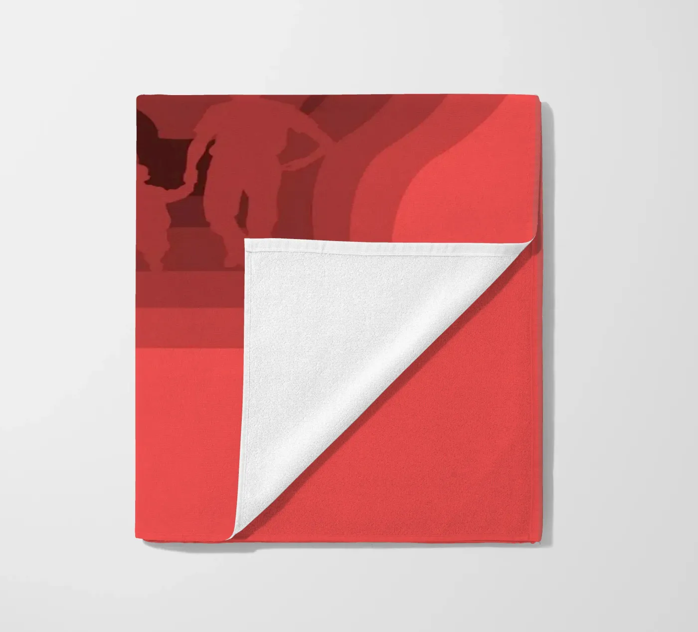 Super dad beach towel by Little Dean