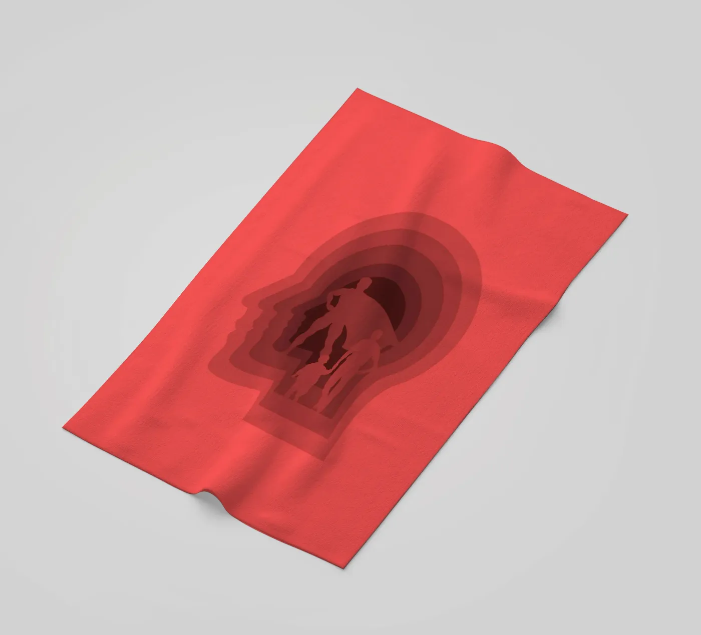 Super dad beach towel by Little Dean