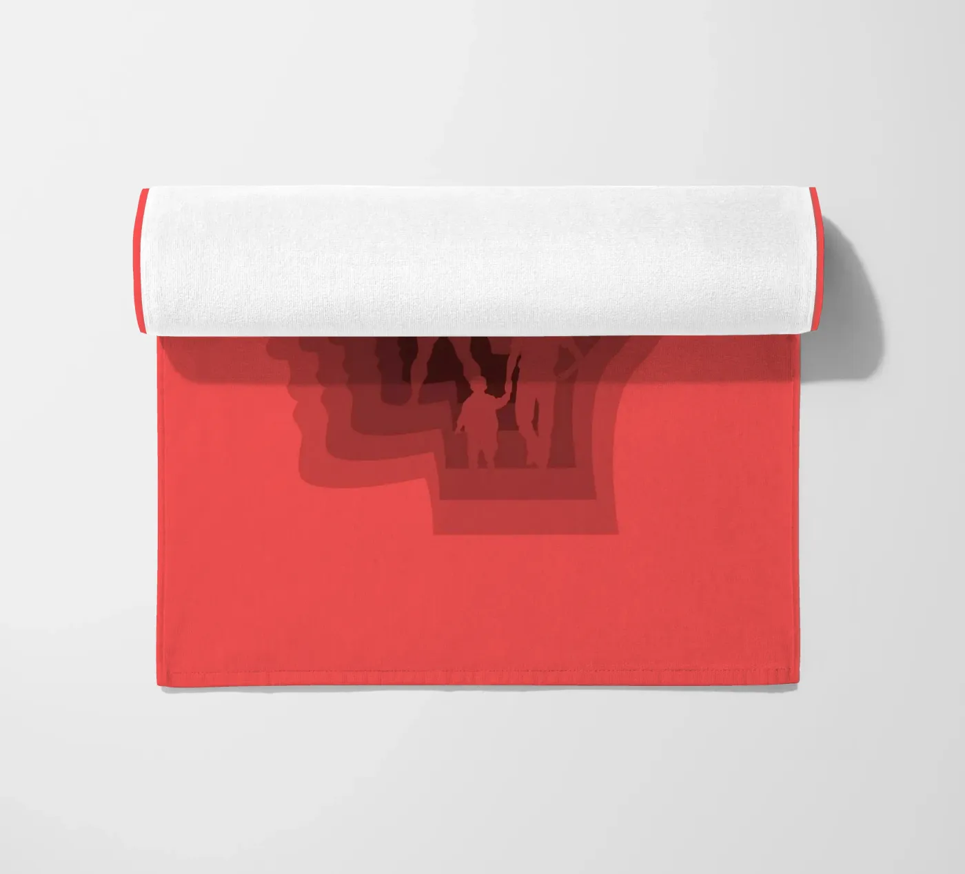 Super dad beach towel by Little Dean