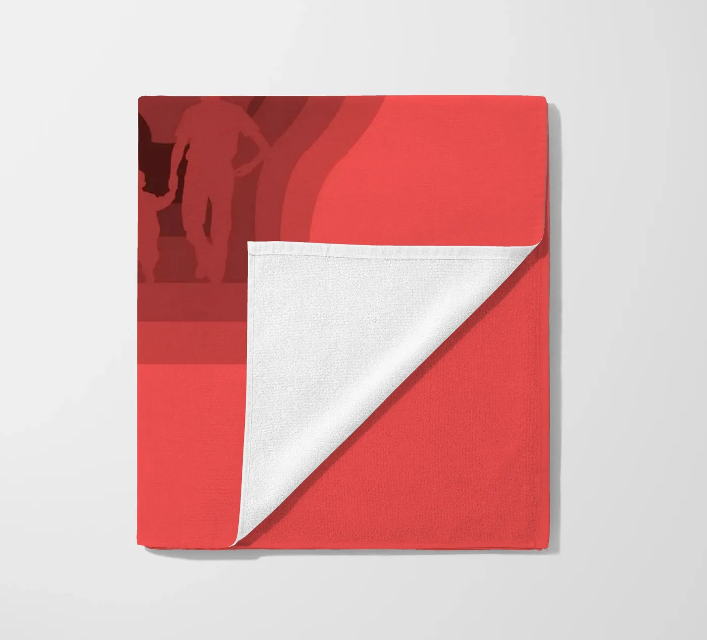 Super dad beach towel by Little Dean