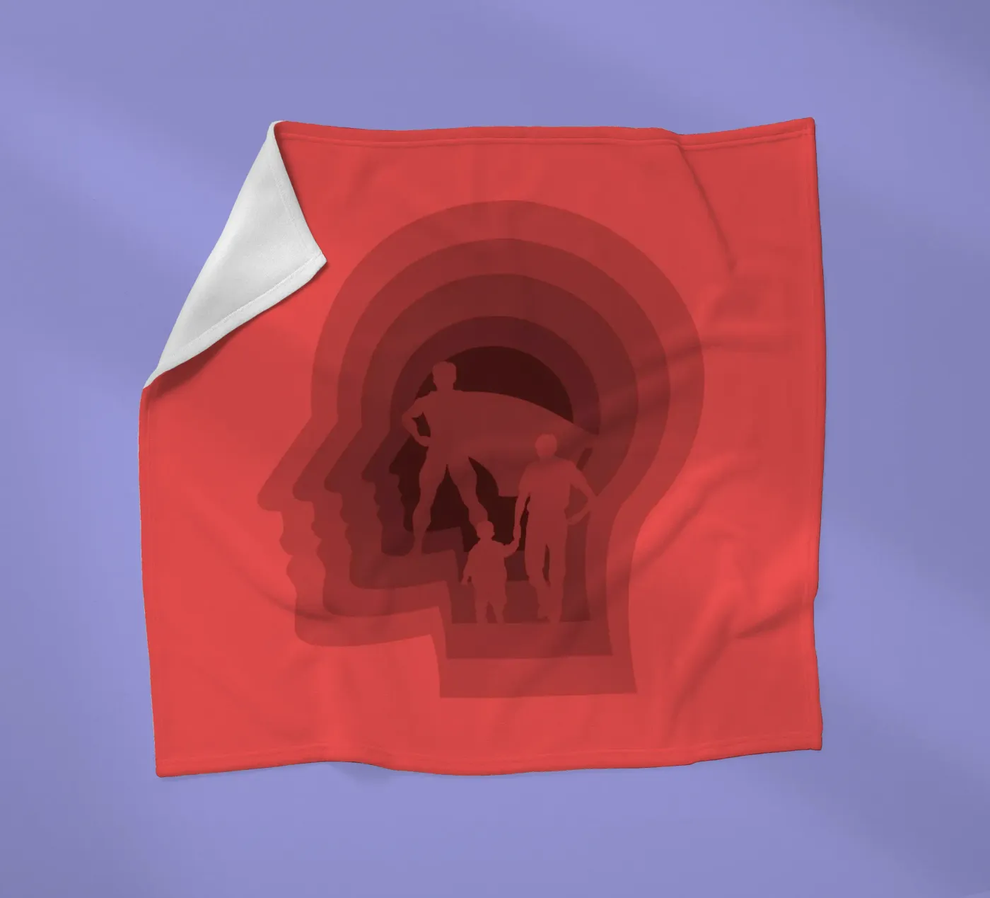 Super papà coperta in pile da Little Dean