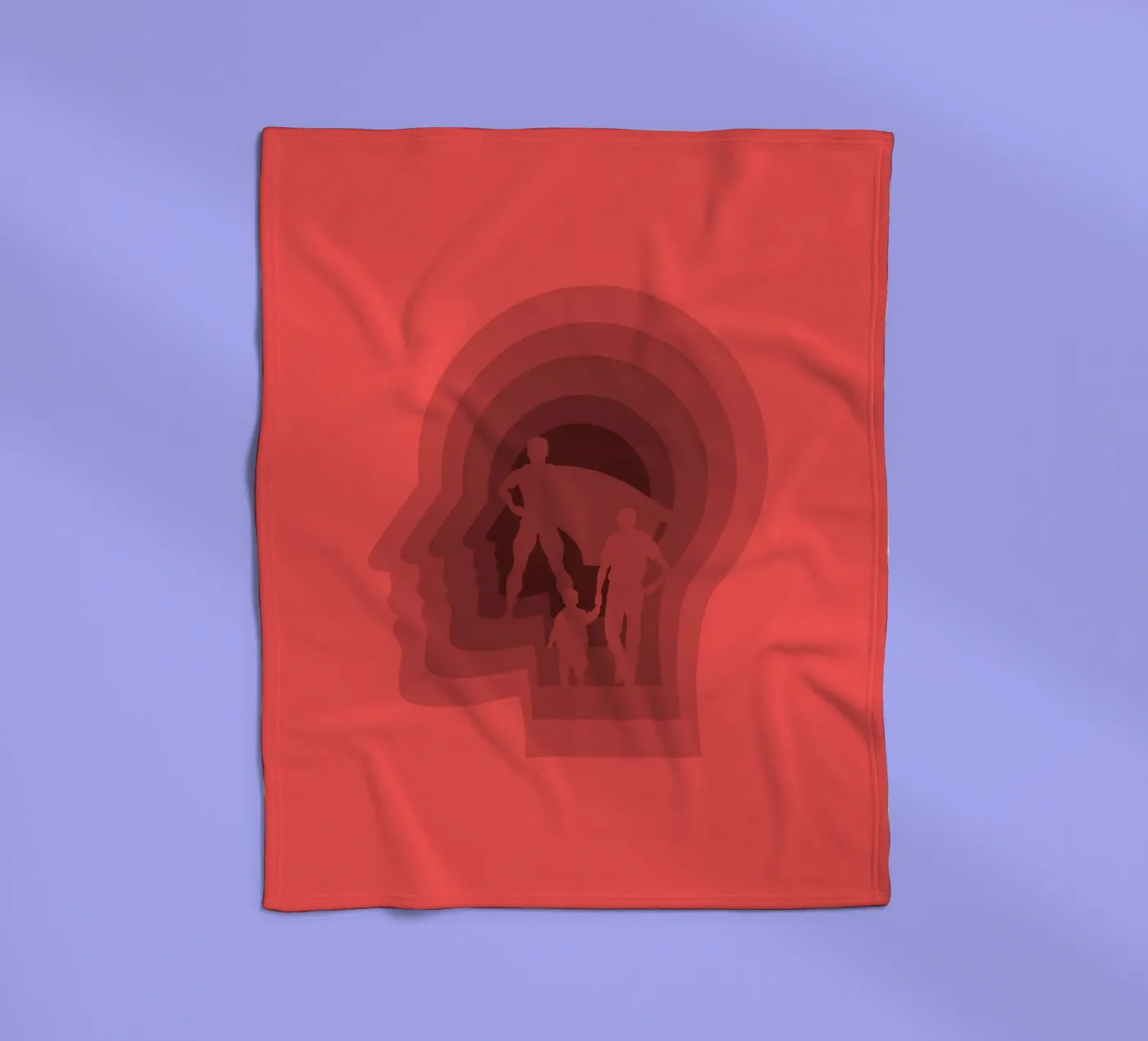 Super papà coperta in pile da Little Dean