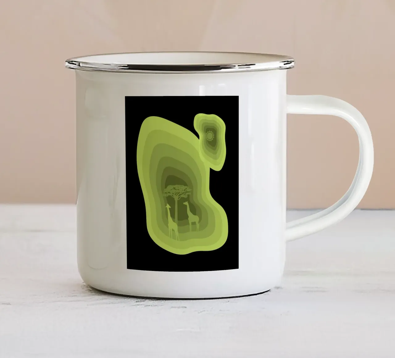 Safari tazza in smalto da Little Dean