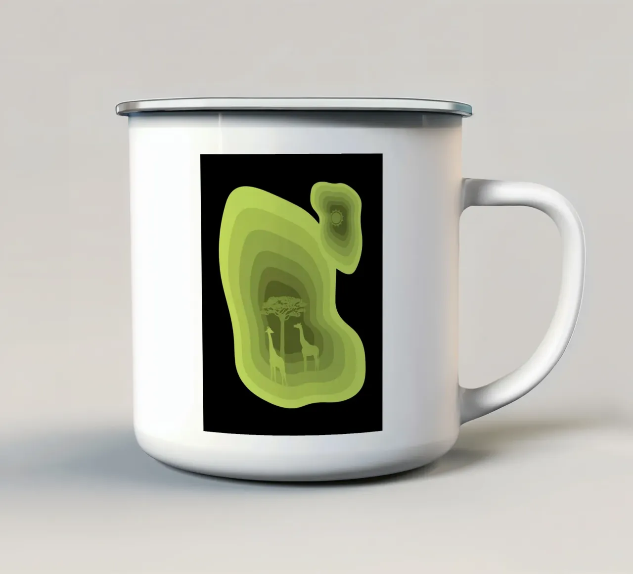 Safari tazza in smalto da Little Dean
