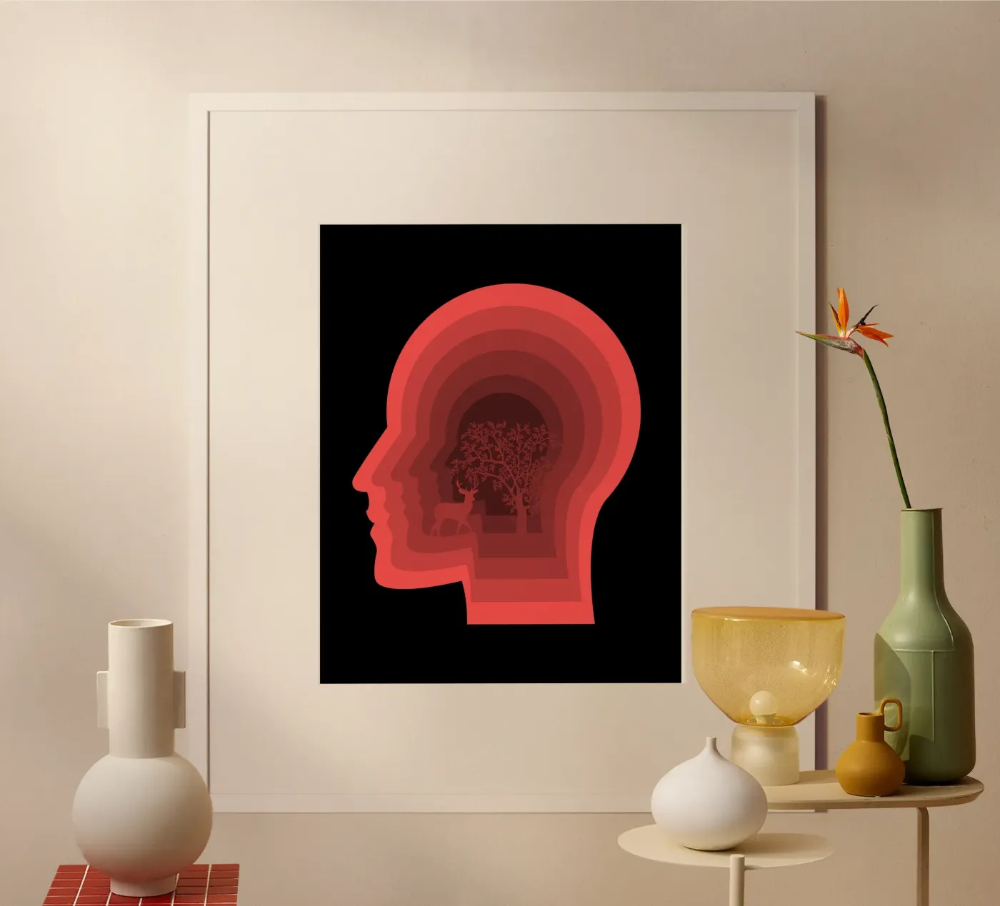 Hirschwald Poster von Little Dean