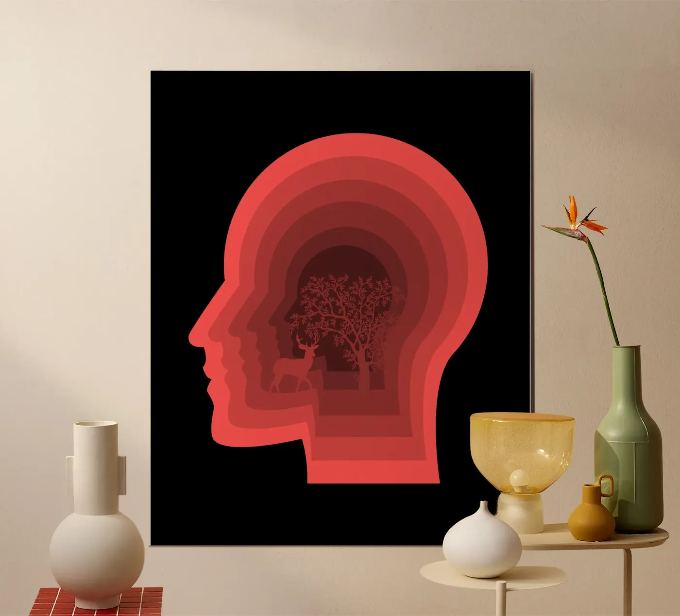 Hirschwald Poster von Little Dean