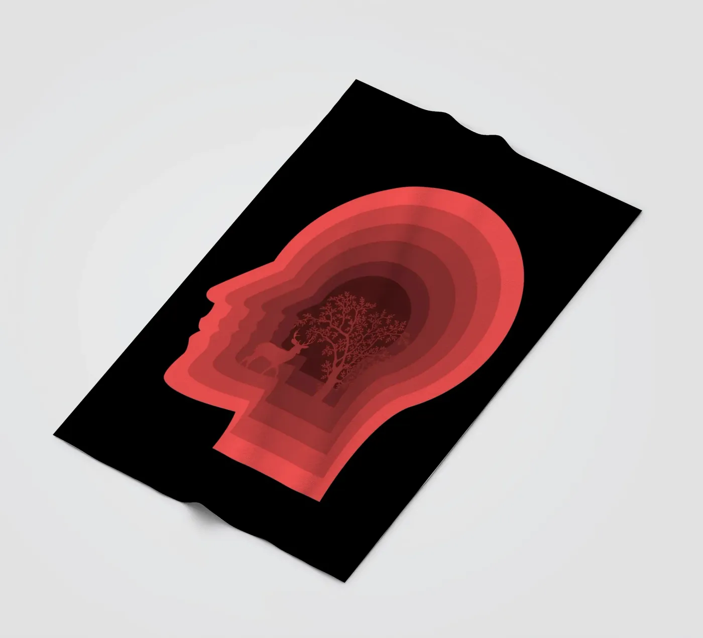 Hirschwald Fleecedecke von Little Dean