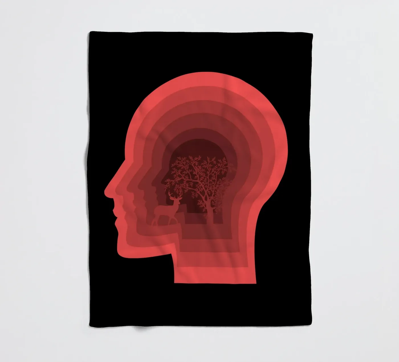 Hirschwald Fleecedecke von Little Dean