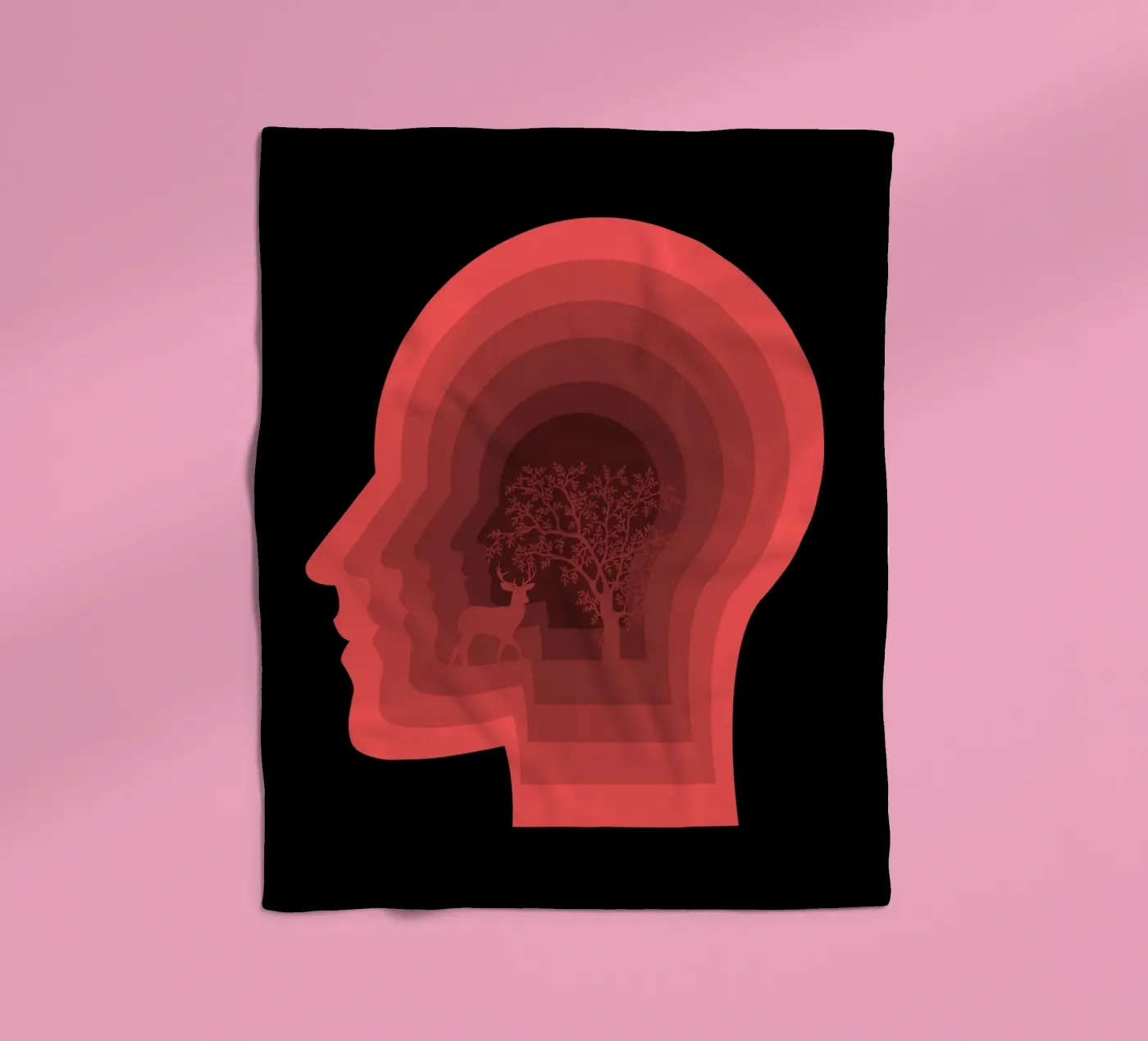 Hirschwald Fleecedecke von Little Dean