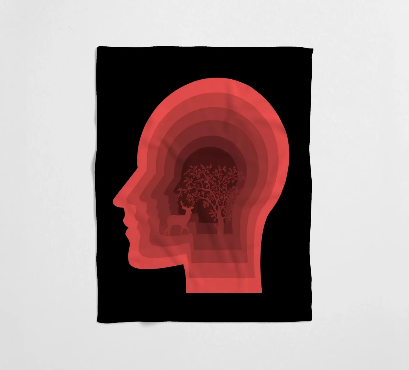 Hirschwald Fleecedecke von Little Dean