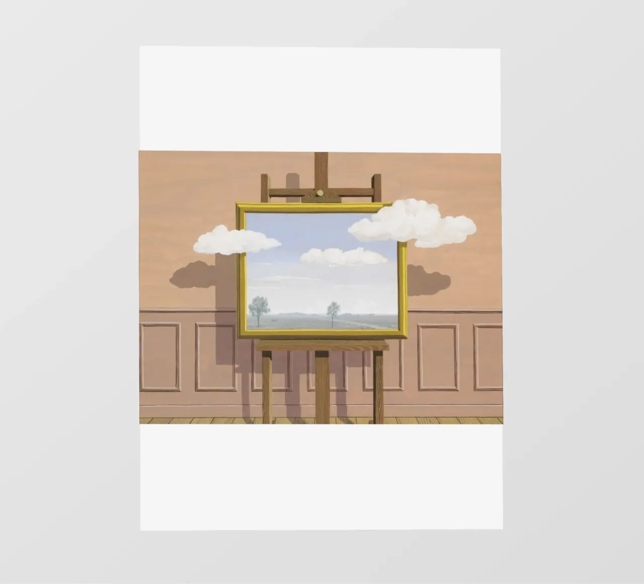 Rene Magritte L'ancora di salvezza pellicola backlit da Corene Morar