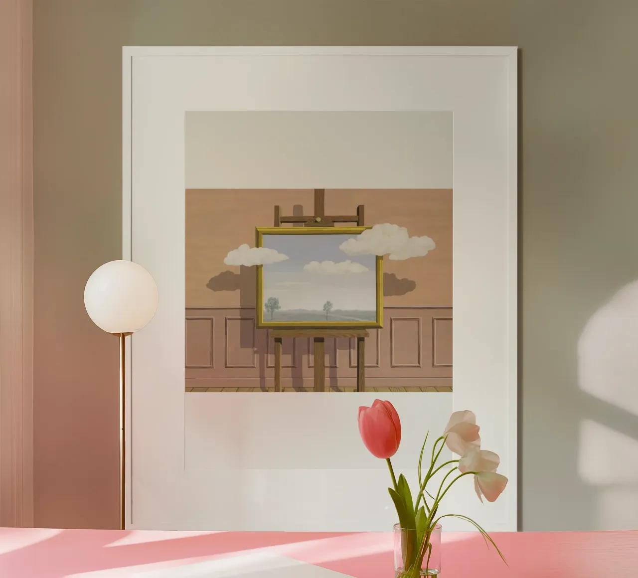 Rene Magritte L'ancora di salvezza poster da Corene Morar