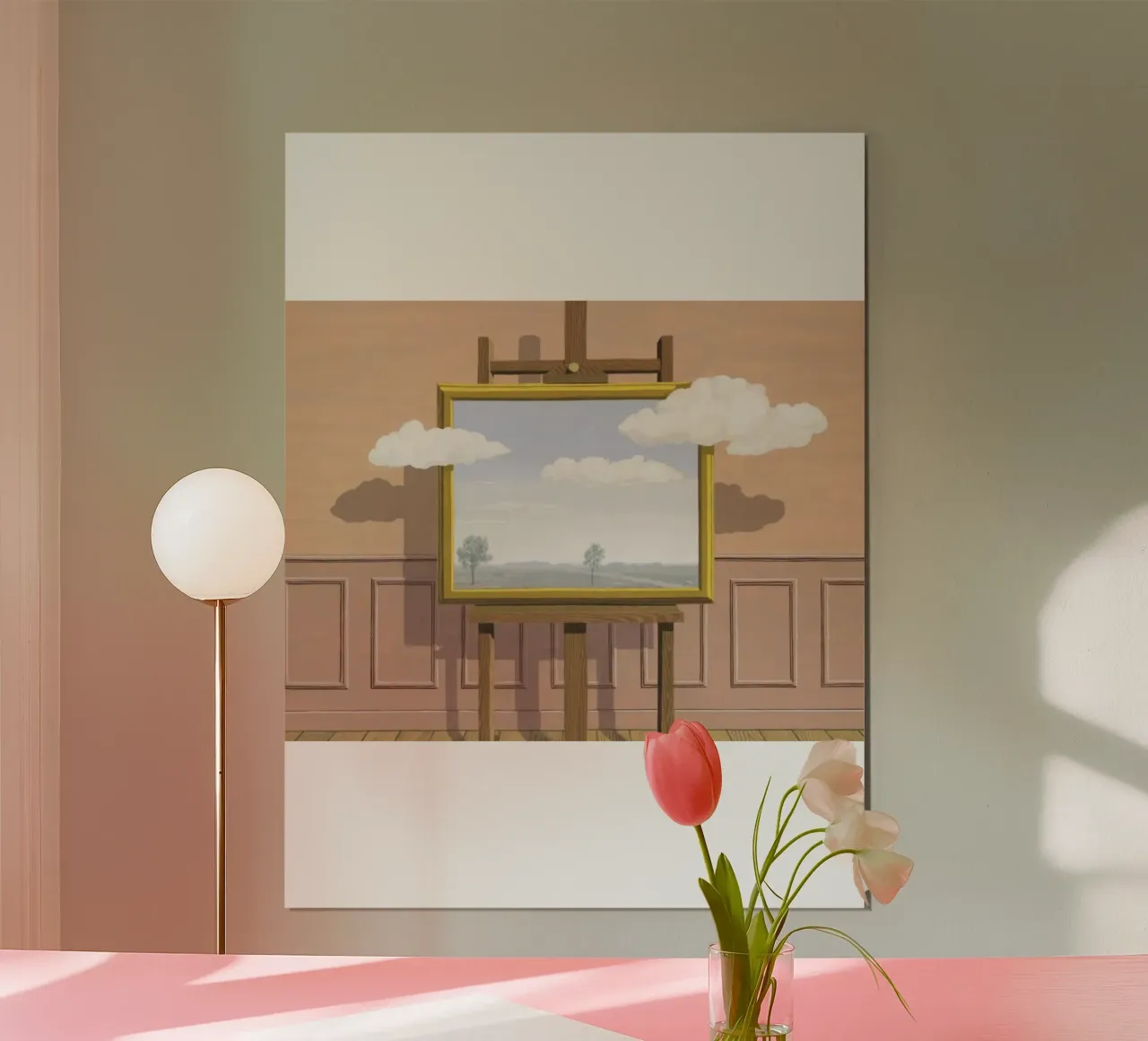 Rene Magritte L'ancora di salvezza poster da Corene Morar