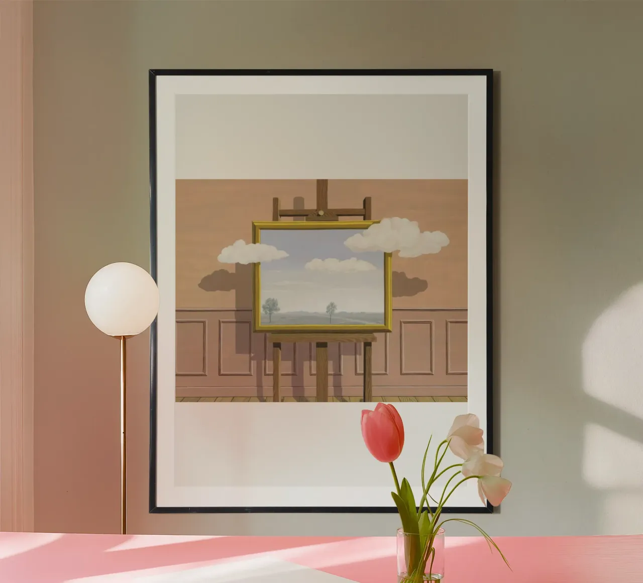 Rene Magritte L'ancora di salvezza poster da Corene Morar