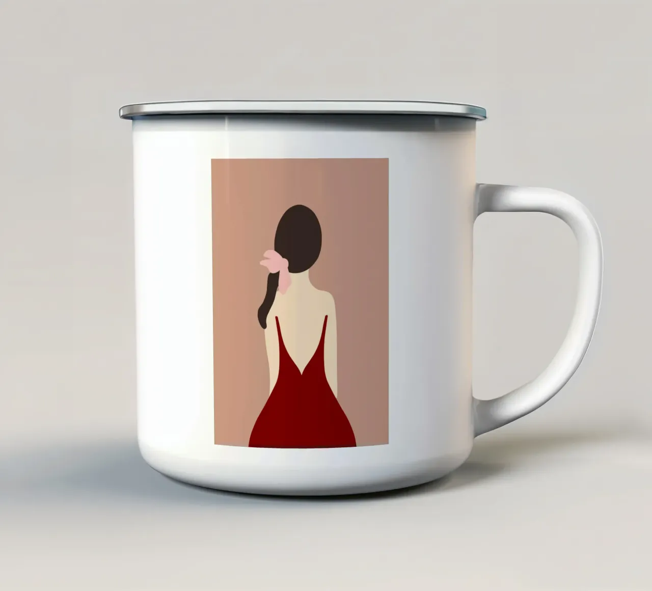Figura minima 02 tazza in smalto da Little Dean