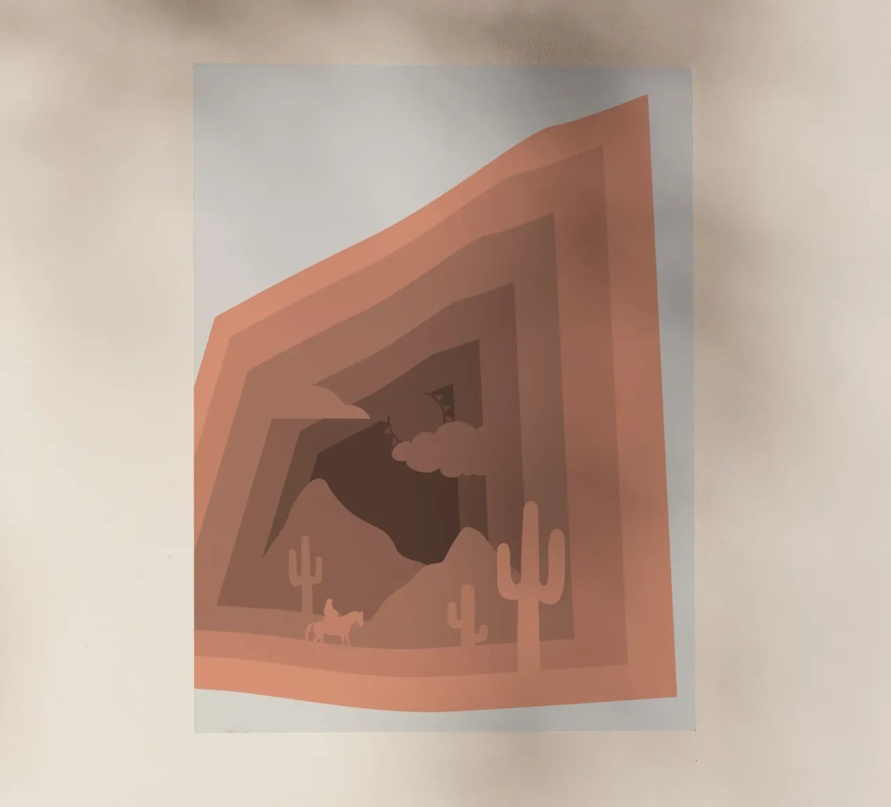 Il selvaggio west pellicola backlit da Little Dean