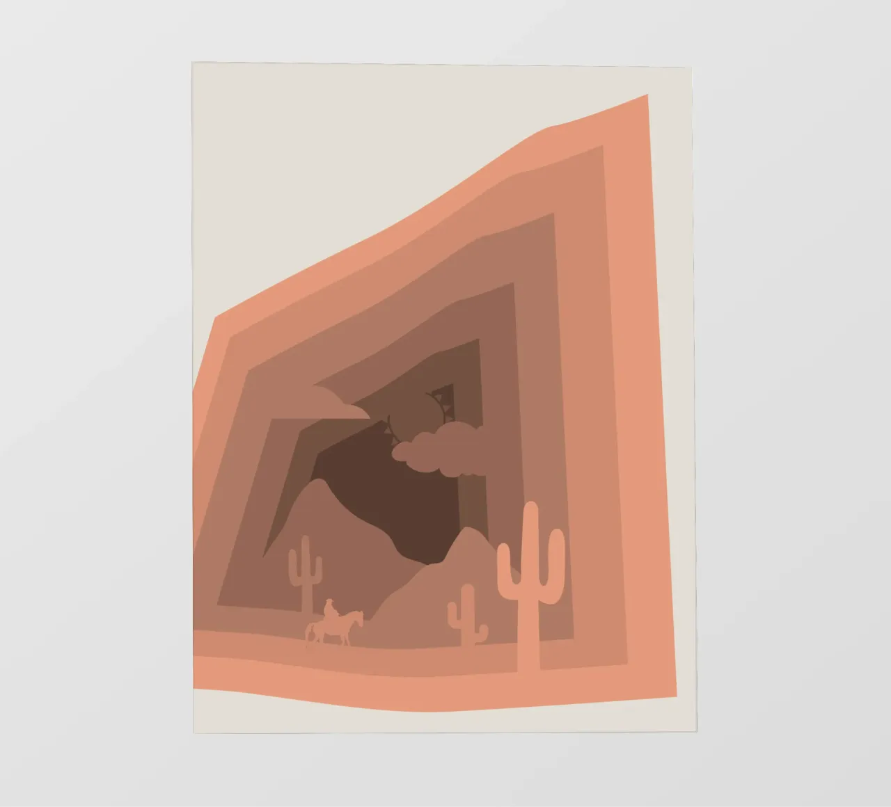 Il selvaggio west pellicola backlit da Little Dean