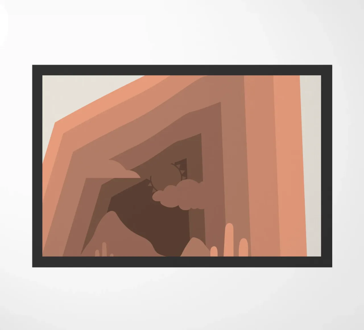 Wild west deurmat van Little Dean