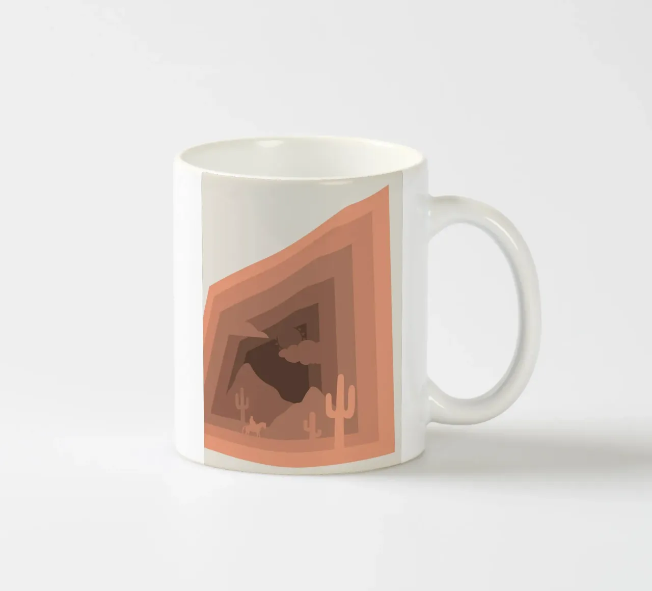 Wild west ceramic mug by Little Dean