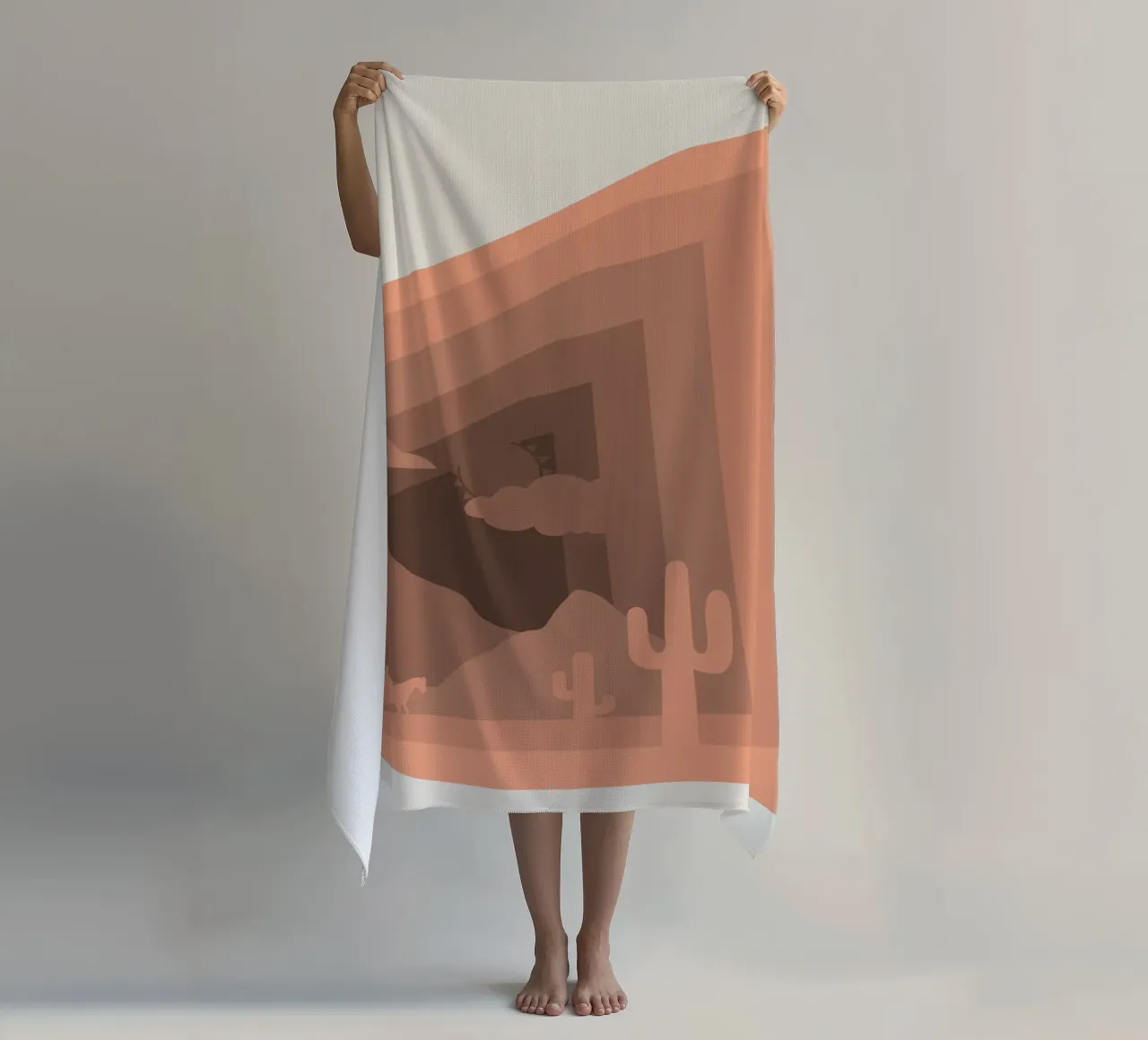 Wilde westen strandhanddoek van Little Dean