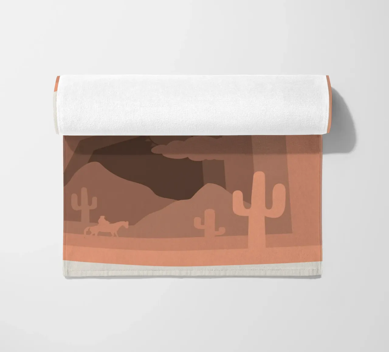 Wilde westen strandhanddoek van Little Dean