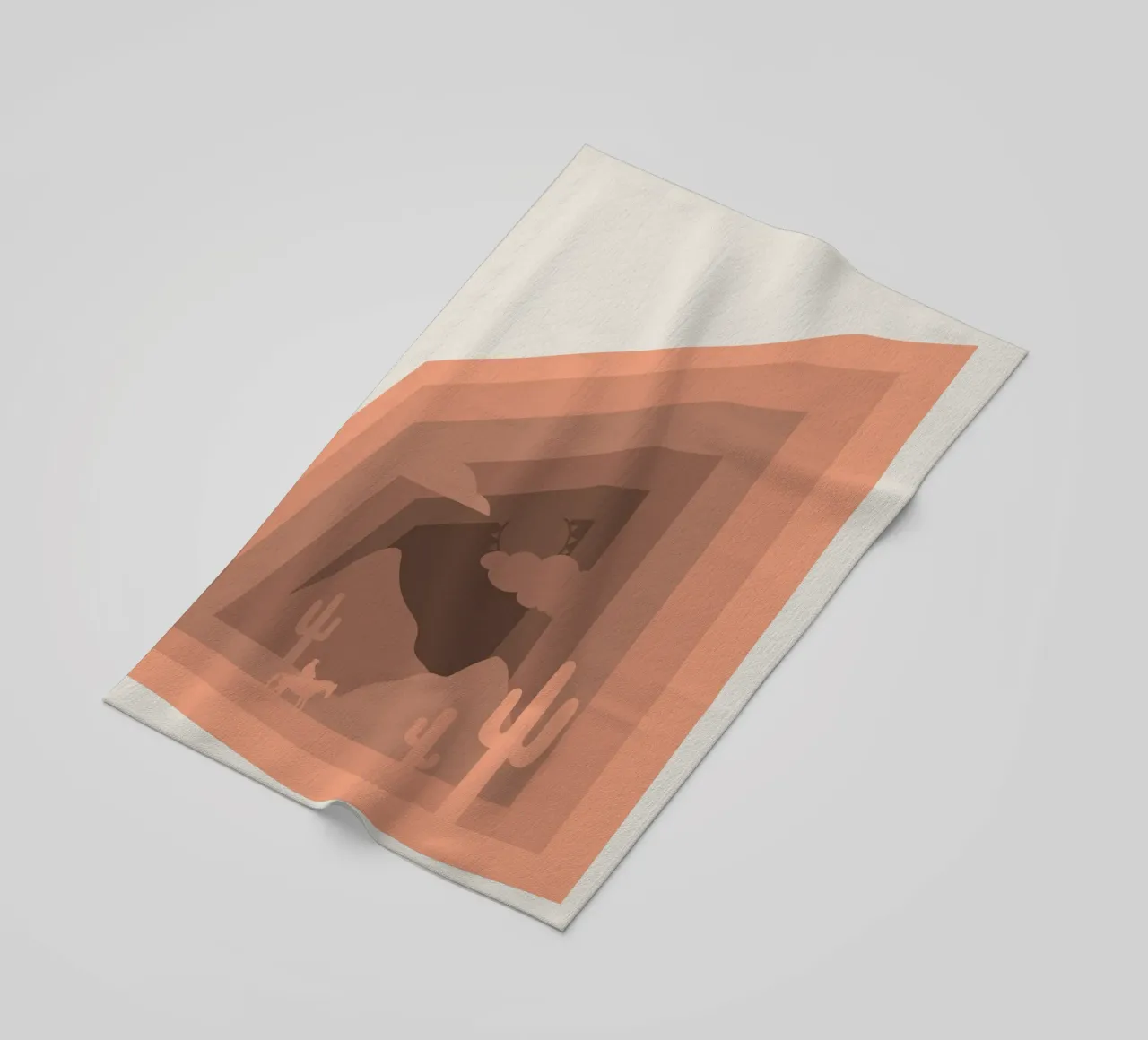 Wilde westen strandhanddoek van Little Dean