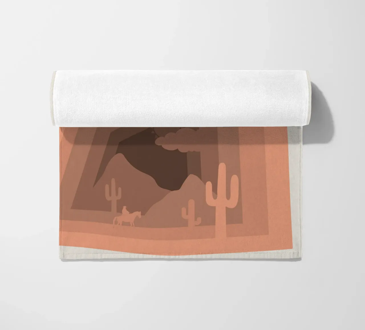 Wilde westen strandhanddoek van Little Dean