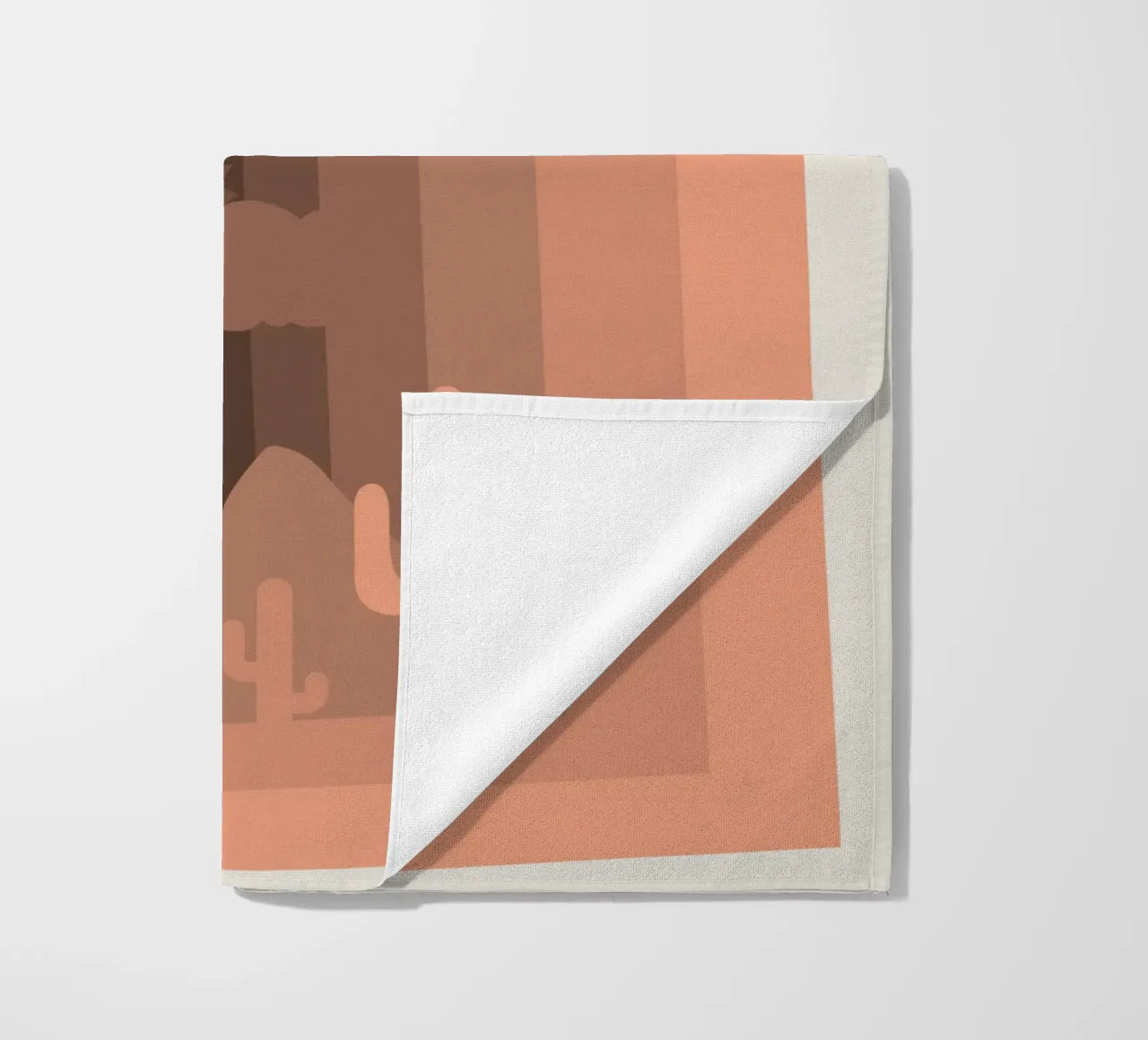 Wilde westen strandhanddoek van Little Dean