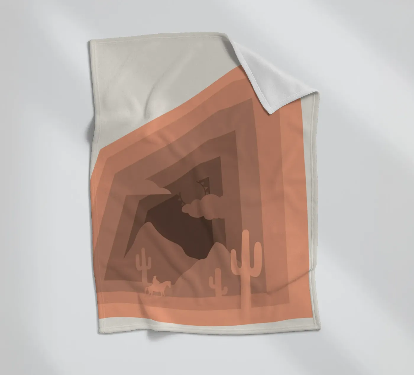 Wilde westen fleecedeken van Little Dean