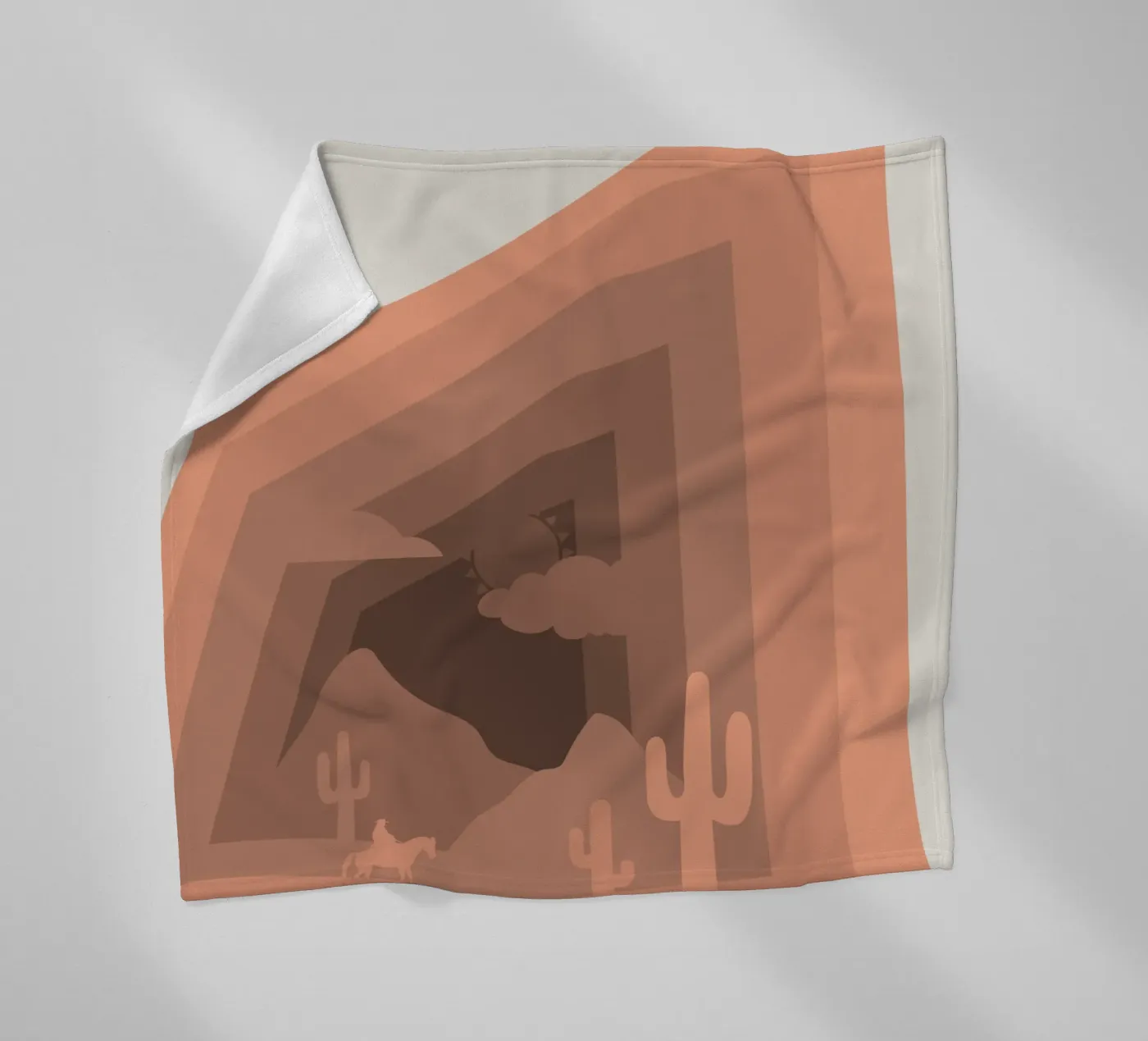 Wilde westen fleecedeken van Little Dean