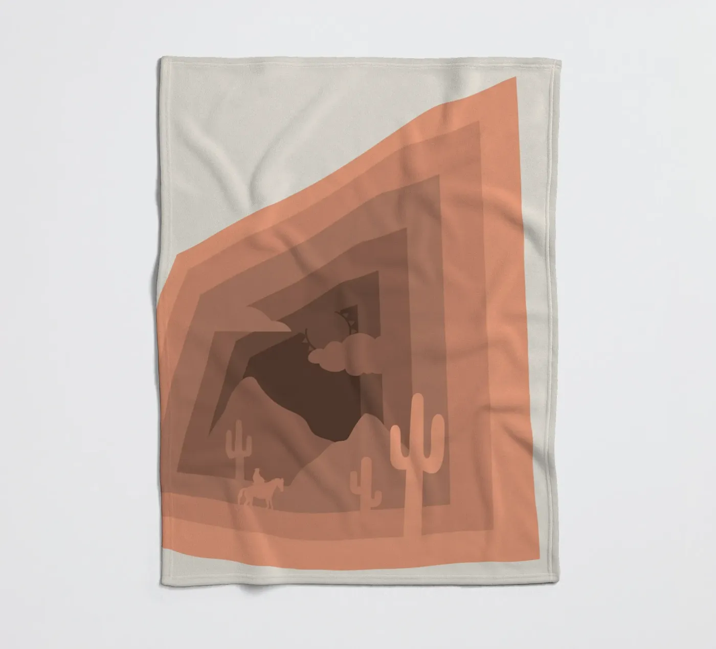 Wilde westen fleecedeken van Little Dean