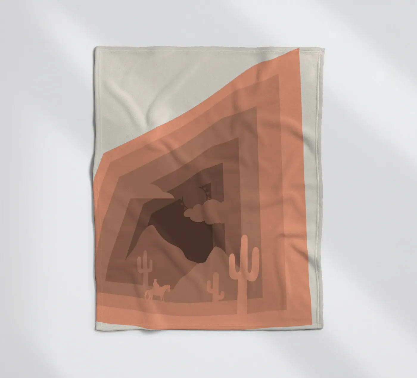 Wilde westen fleecedeken van Little Dean