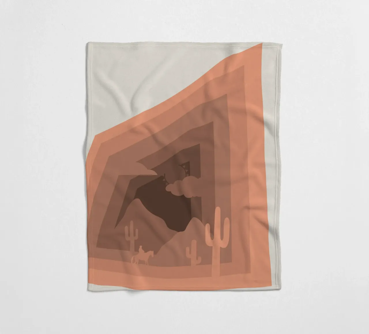 Wilde westen fleecedeken van Little Dean