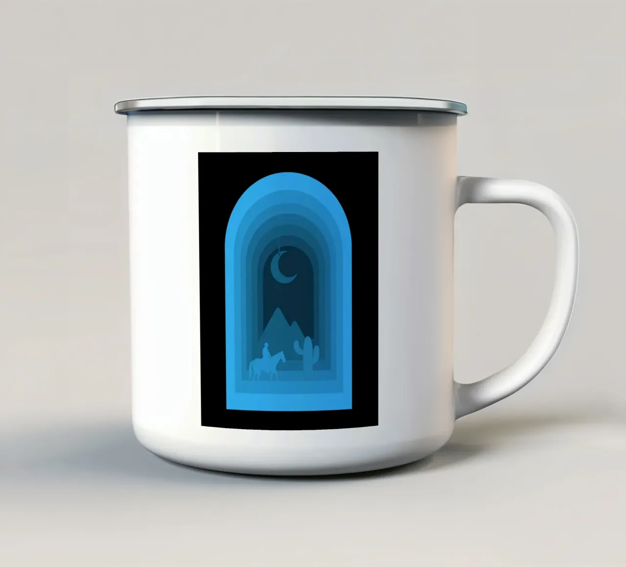 Notte araba tazza in smalto da Little Dean