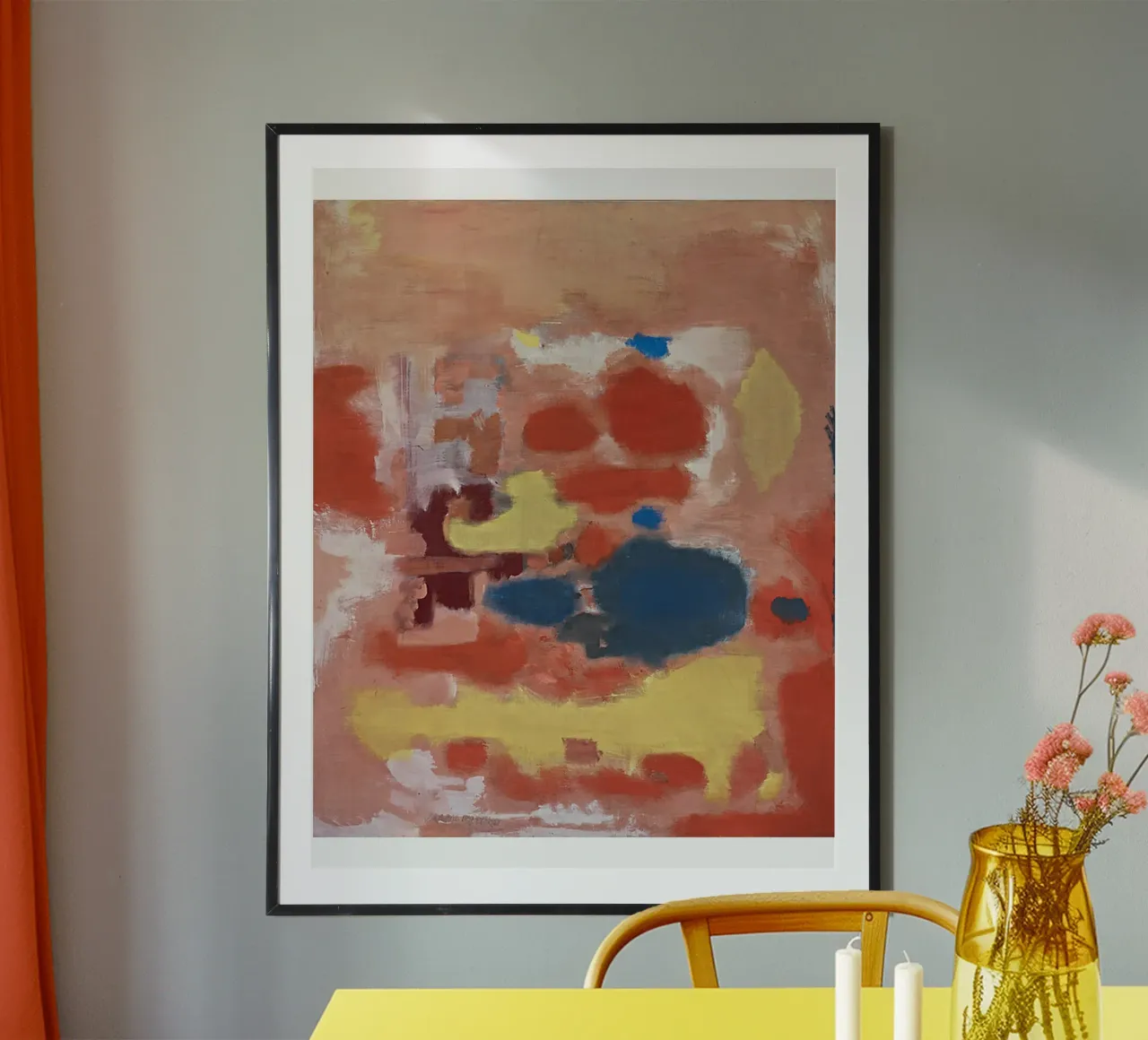 Blu e grigio Mark Rothko poster da Fredrick Miller