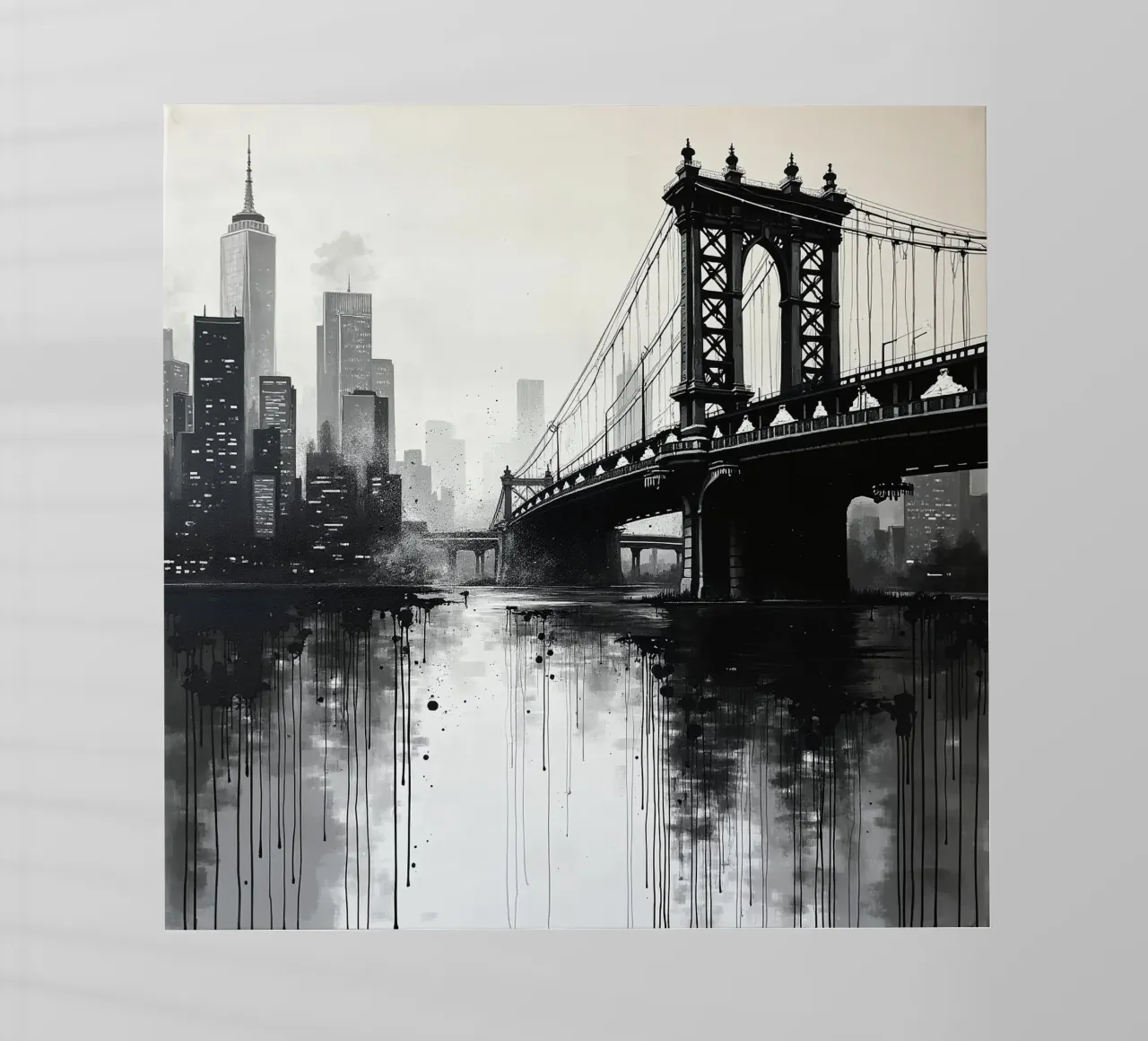 Skyline con ponte_1 pellicola backlit da Fantasie & Mystikwelten by LK