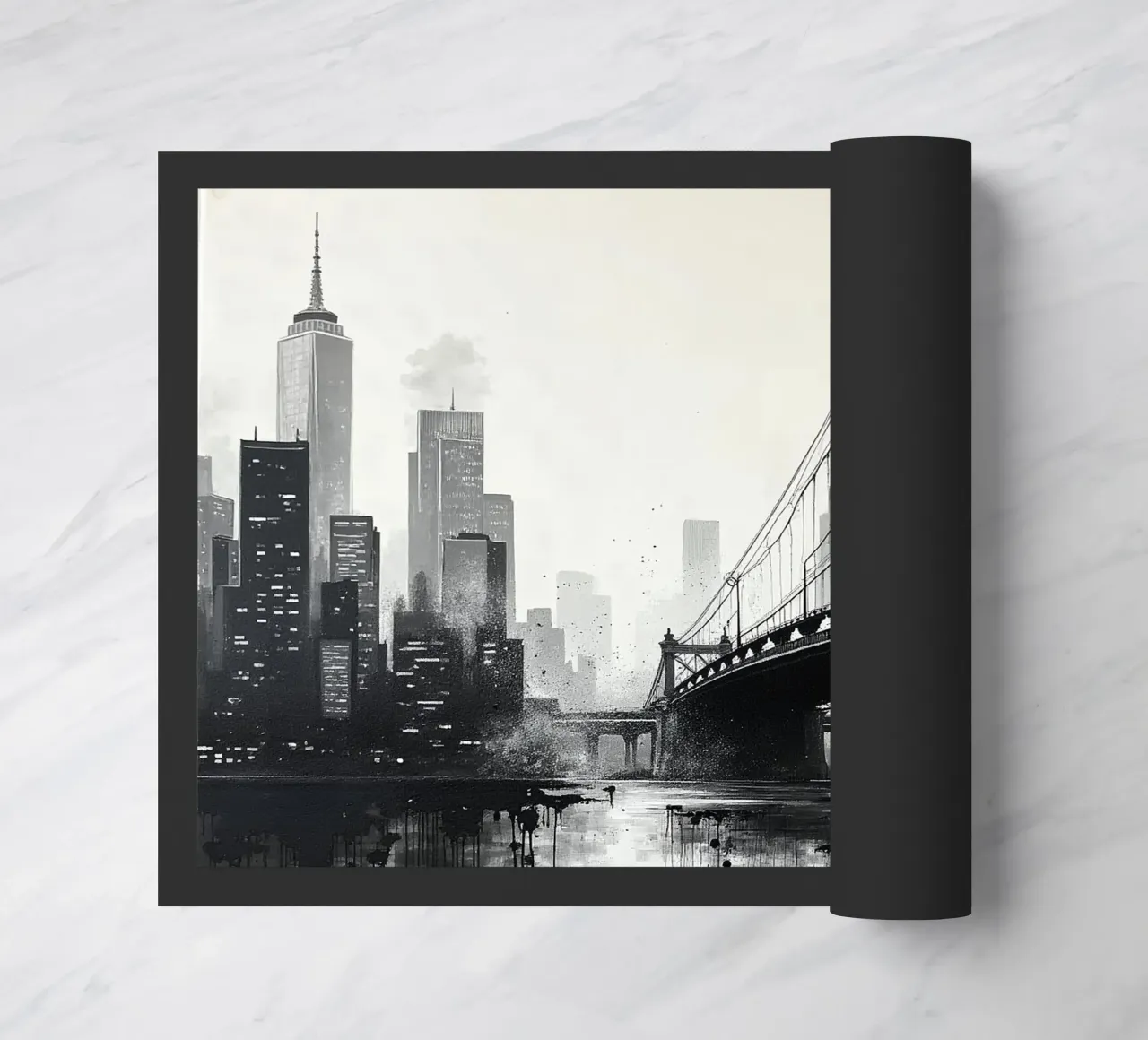 Skyline con ponte_1 zerbino da Fantasie & Mystikwelten by LK