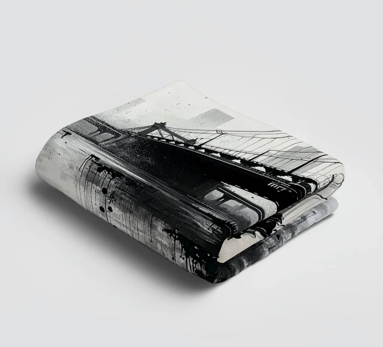 Skyline with bridge_1 towel by Fantasie & Mystikwelten by LK