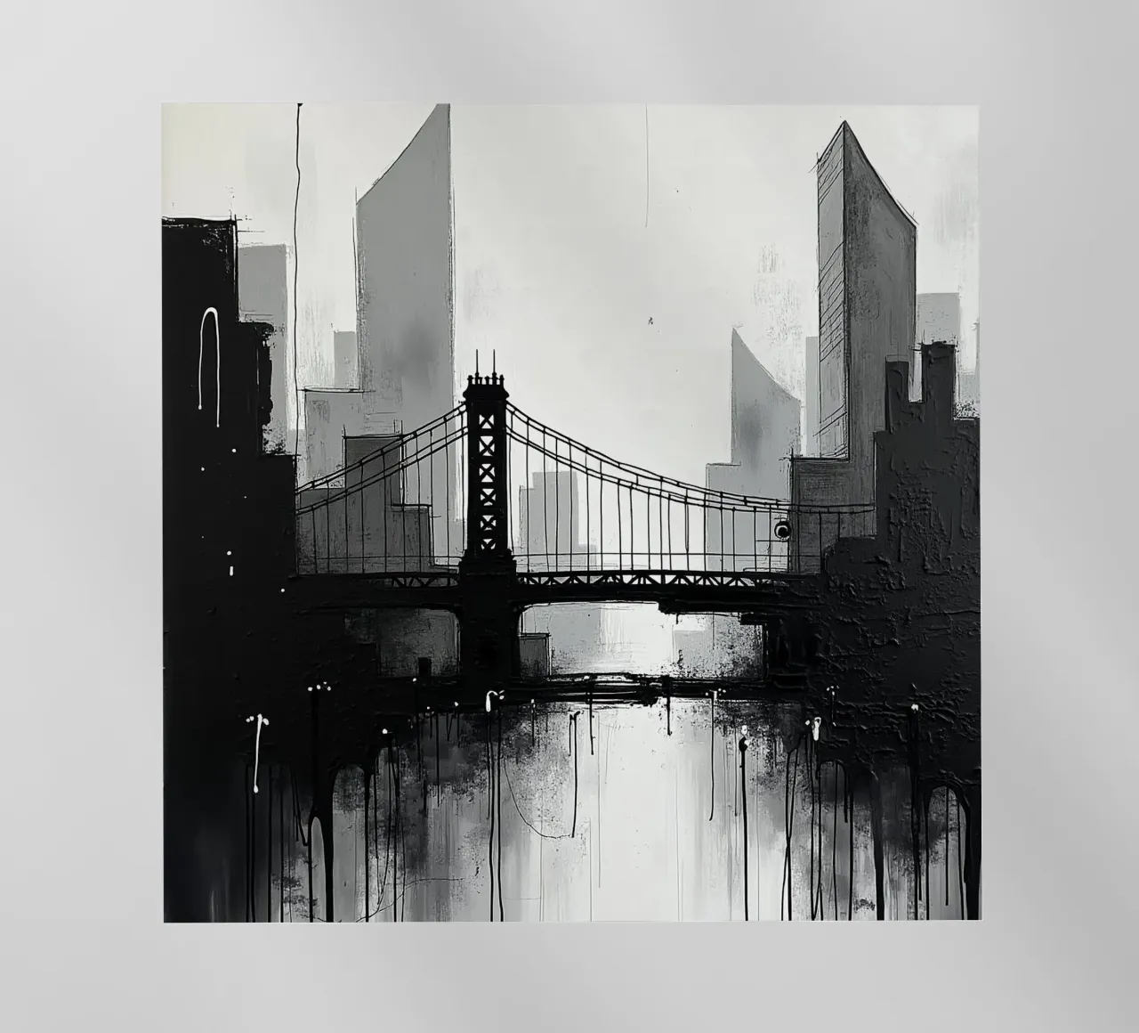 Skyline con ponte_2 pellicola backlit da Fantasie & Mystikwelten by LK