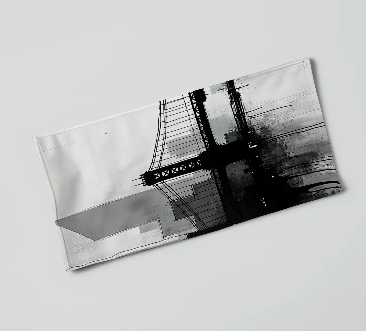 Skyline with bridge_2 towel by Fantasie & Mystikwelten by LK