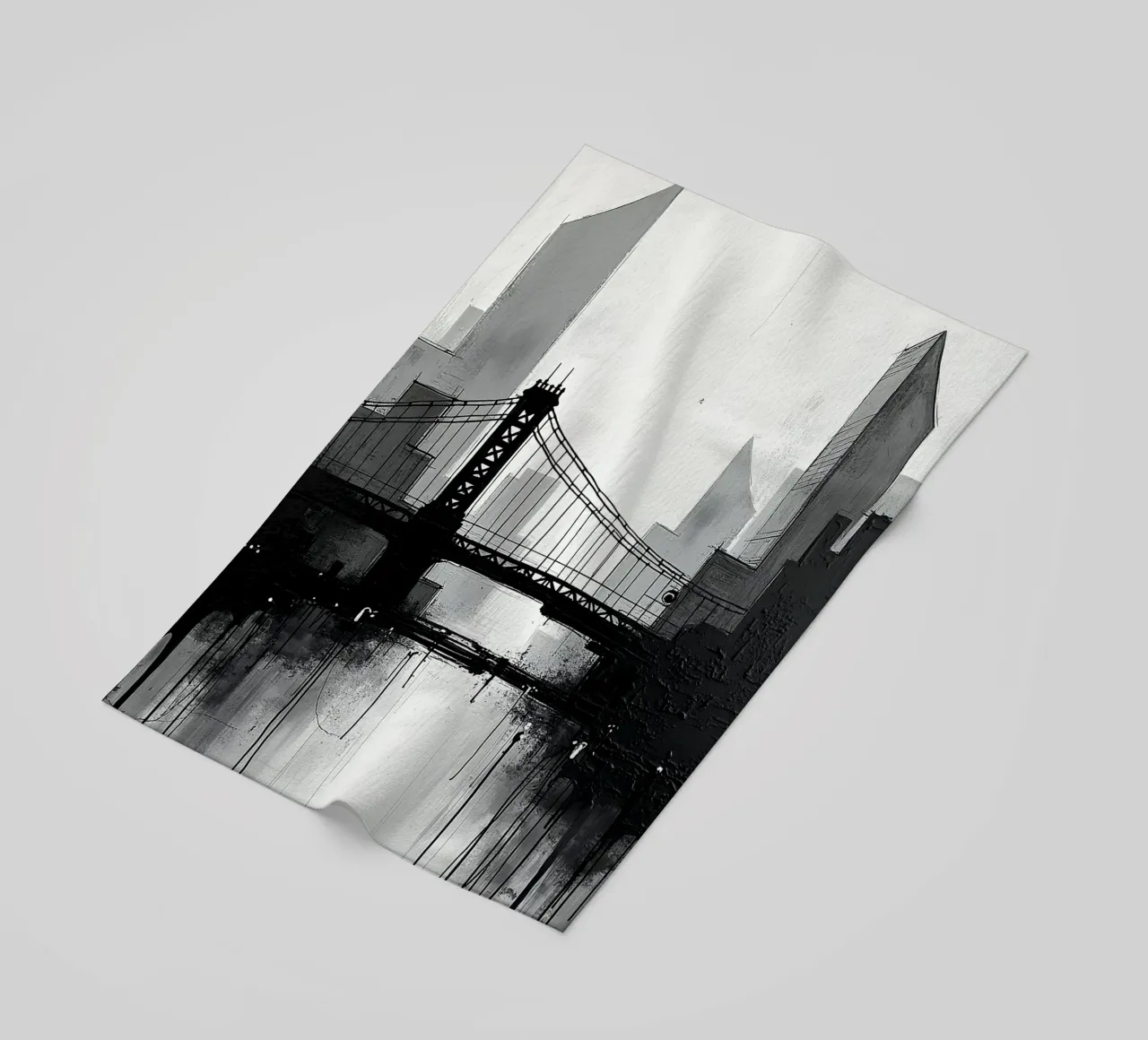 Skyline con ponte_2 telo mare da Fantasie & Mystikwelten by LK