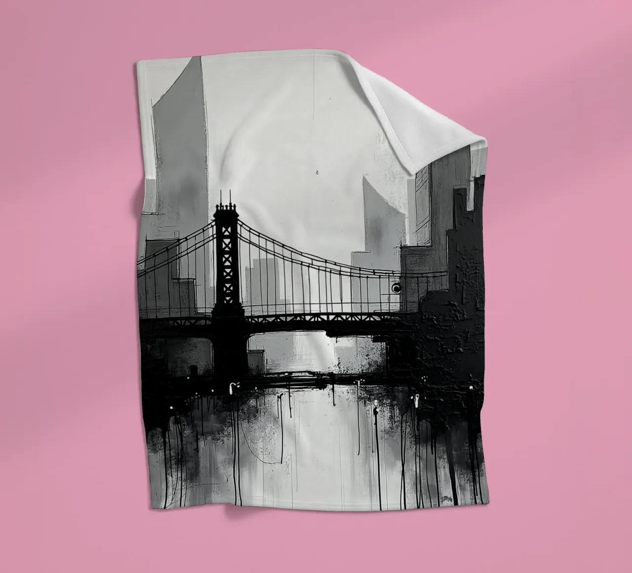 Skyline con ponte_2 coperta in pile da Fantasie & Mystikwelten by LK