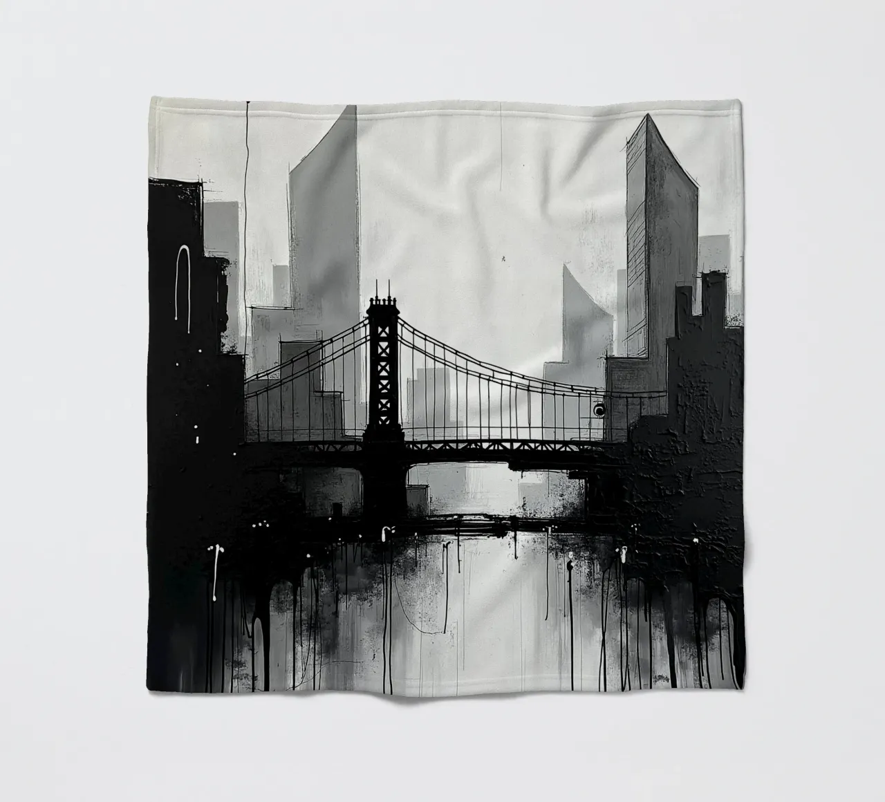 Skyline con ponte_2 coperta in pile da Fantasie & Mystikwelten by LK