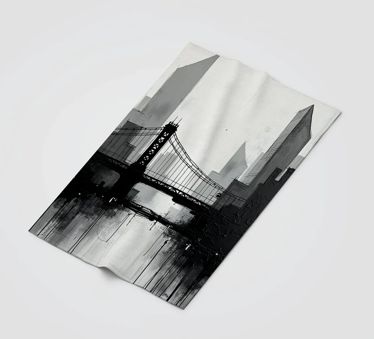 Skyline con ponte_2 coperta in pile da Fantasie & Mystikwelten by LK