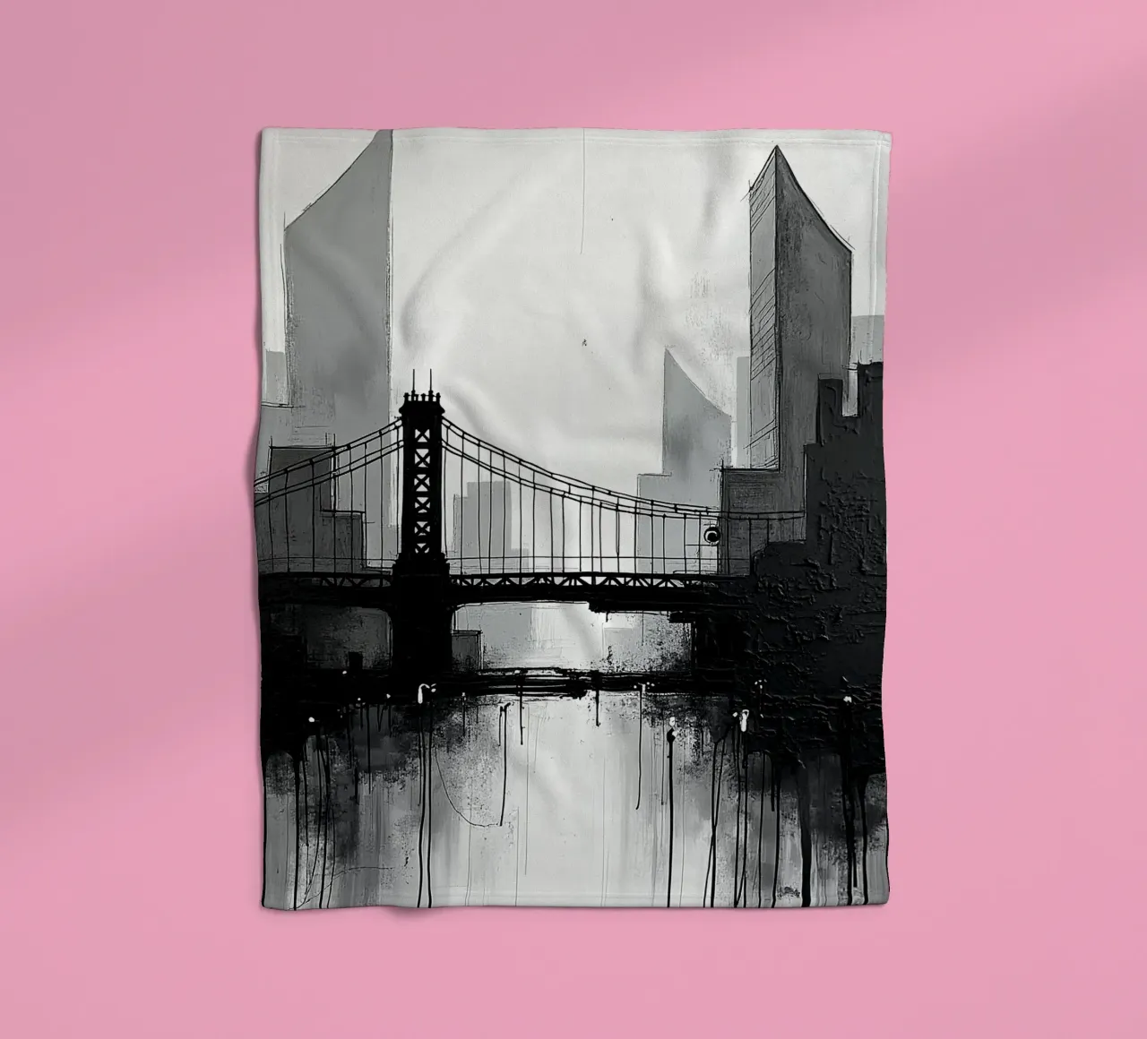 Skyline con ponte_2 coperta in pile da Fantasie & Mystikwelten by LK