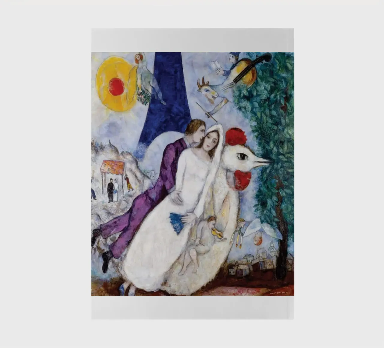 Floating Through The Narrative Universe Of Marc Chagall notebook by Cindy Cronin