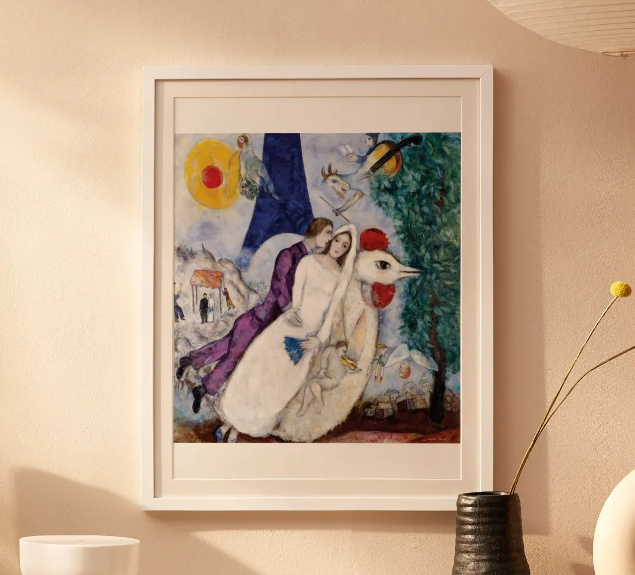 Fluttuare nell'universo narrativo di Marc Chagall poster da Cindy Cronin