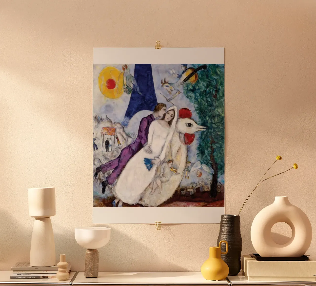 Fluttuare nell'universo narrativo di Marc Chagall poster da Cindy Cronin