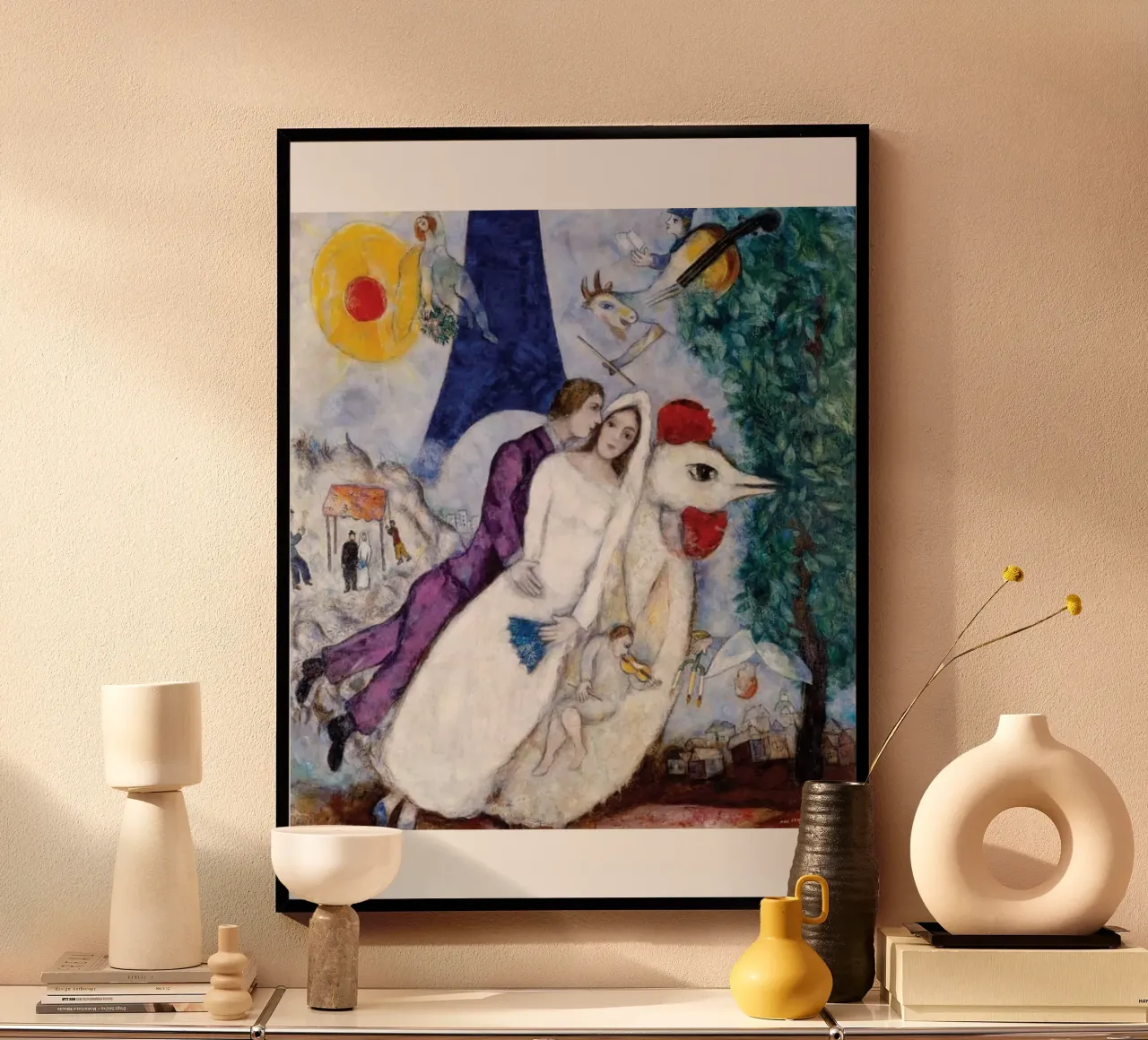 Fluttuare nell'universo narrativo di Marc Chagall poster da Cindy Cronin