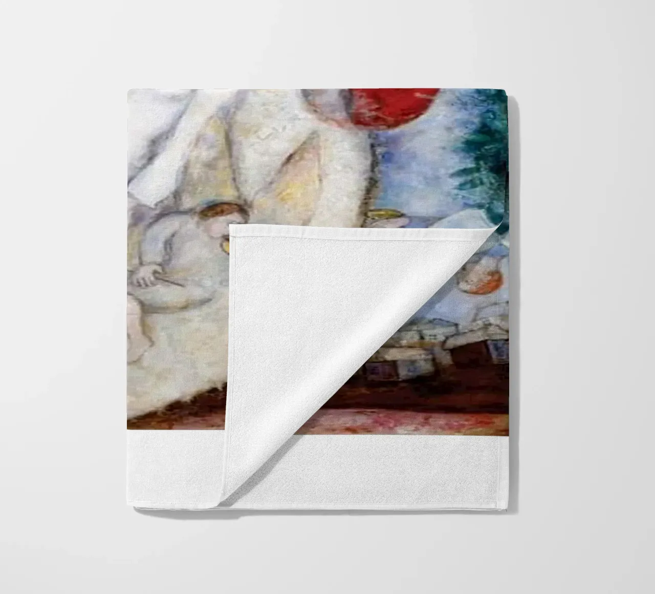 Floating Through The Narrative Universe Of Marc Chagall beach towel by Cindy Cronin